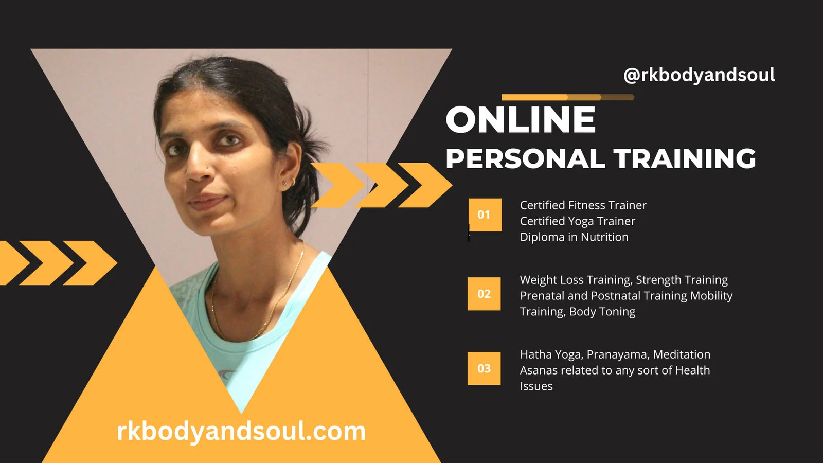 online female fitness trainer India